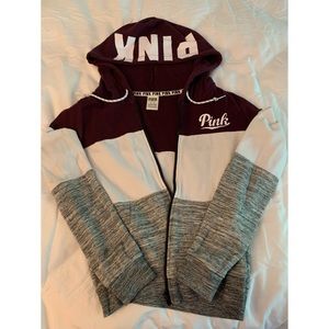 PINK Zipper Hoodie